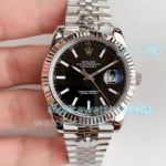 AR Factory Replica Rolex Datejust II Jubilee Watch 41mm Black Dial Stainless Steel